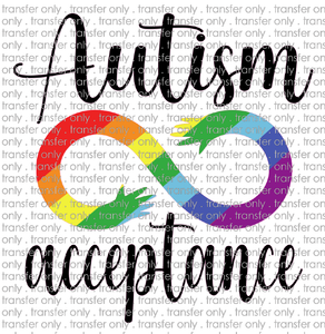 AWR 144 Autism Acceptance Rainbow Hands