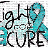 AWR 62 Teal Ribbon Fight For A Cure