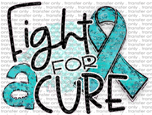 AWR 62 Teal Ribbon Fight For A Cure