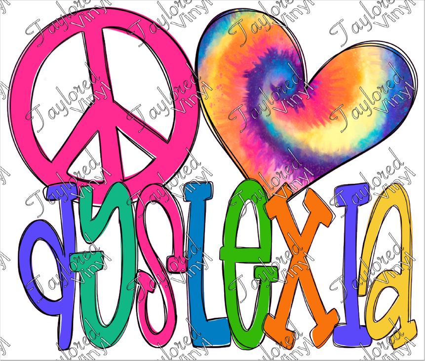 AWR 83 Peace Love Dyslexia