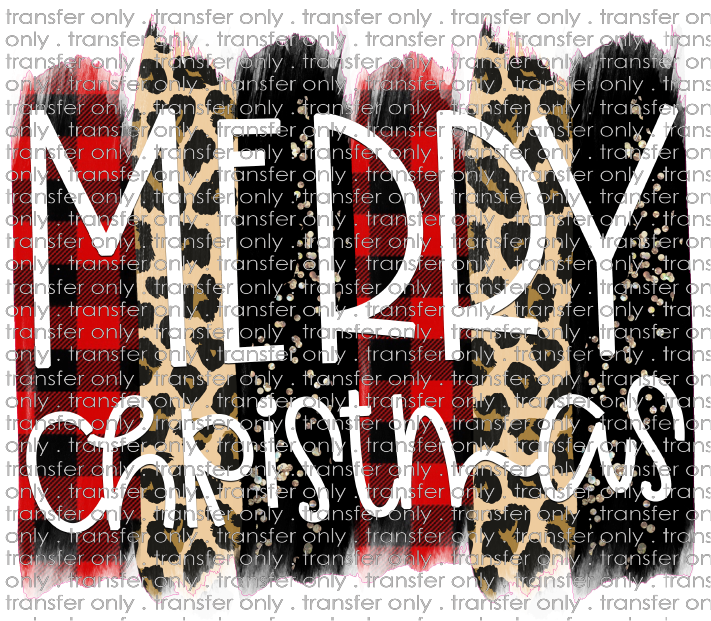 CHR 302 Merry Christmas Brush Strokes