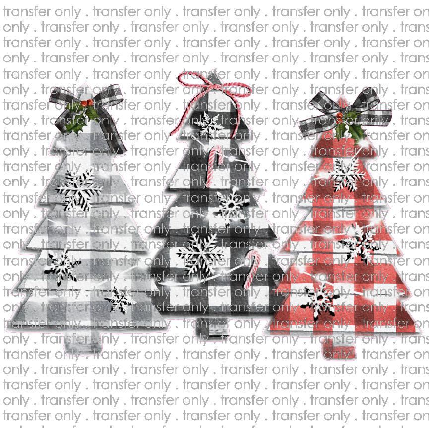 CHR 452 Tri-Plaid Christmas Trees