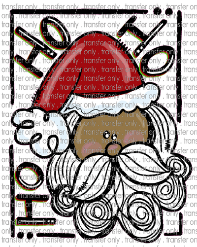 CHR 460 Ho Ho Ho Cartoon Santa