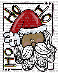 CHR 460 Ho Ho Ho Cartoon Santa