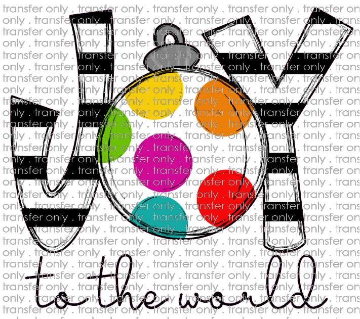 CHR 492 Joy to the World Color Dots