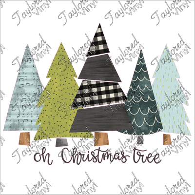 CHR 504 Oh Christmas Tree Pattern