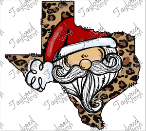 CHR 528 Leopard Texas Santa Face