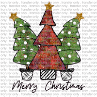 CHR 534 Three Merry Christmas Trees