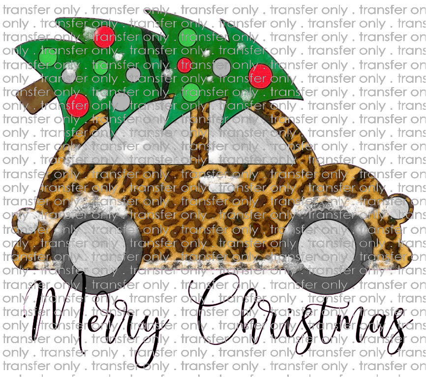 CHR 571 Leopard Christmas Car Bug