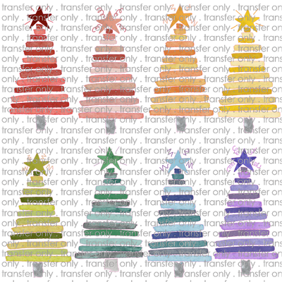 CHR 593 Rainbow Christmas Tree