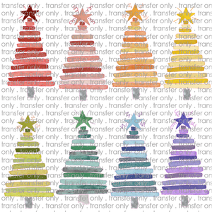 CHR 593 Rainbow Christmas Tree