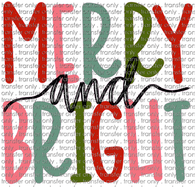 CHR 642 Hand Written Merry and Bright