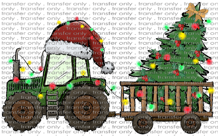 CHR 719 Christmas Tractor.