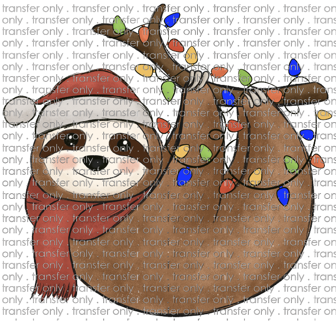 CHR 721 Christmas Sloth