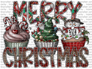 CHR 726 Merry Christmas Cupcakes