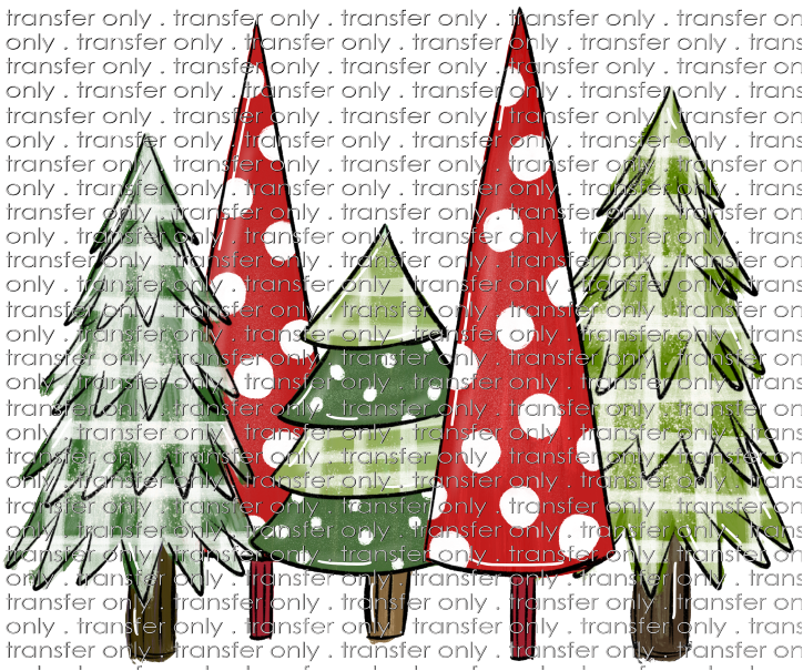 CHR 736 Plaid Dot Tree