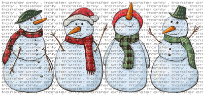 CHR 786 Christmas Snowmen