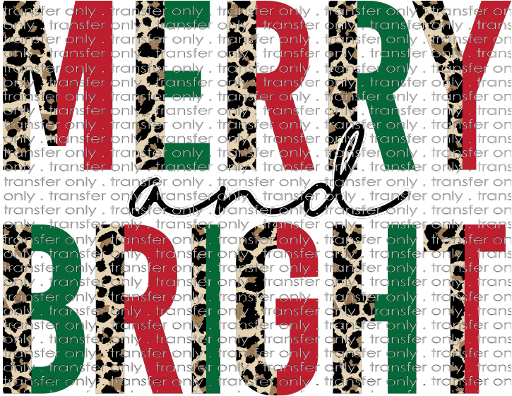 CHR 806 Merry and Bright Leopard