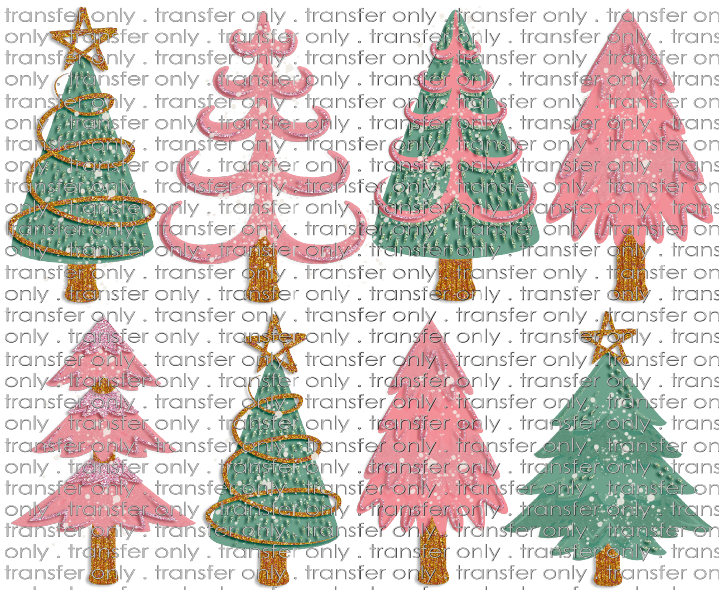 CHR 863 Retro Christmas Trees