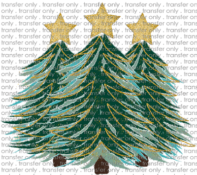 CHR 864 Painted Christmas Trees