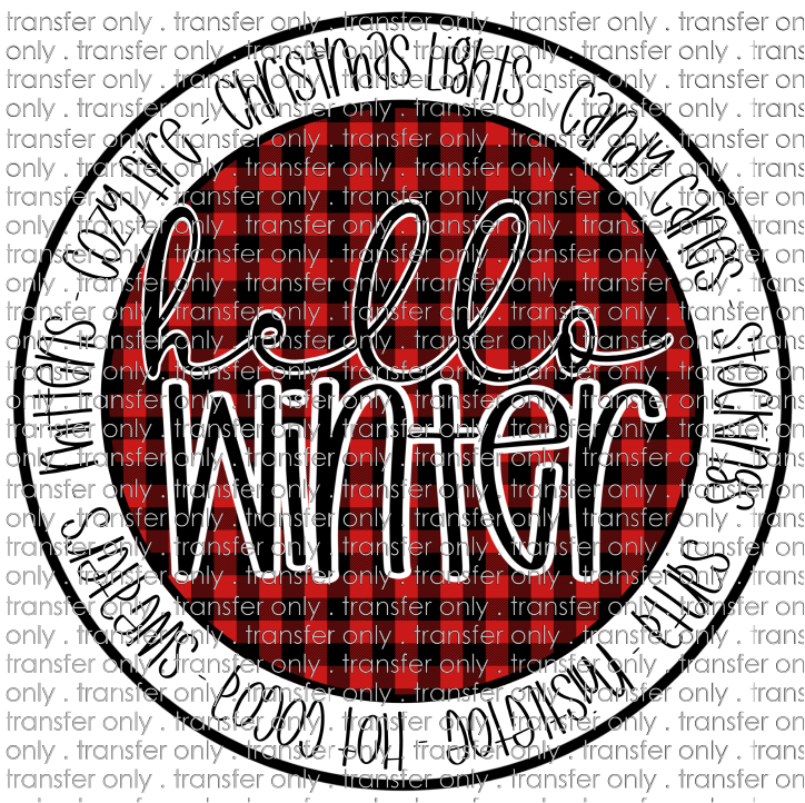 CHR 744 Hello Winter Plaid