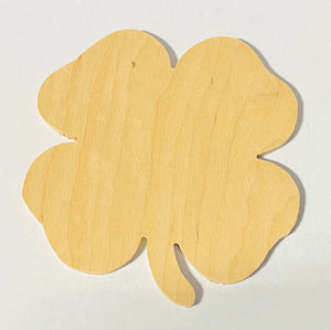 PC25 - 4 Leaf Clover - 1/4" Plywood Cutout