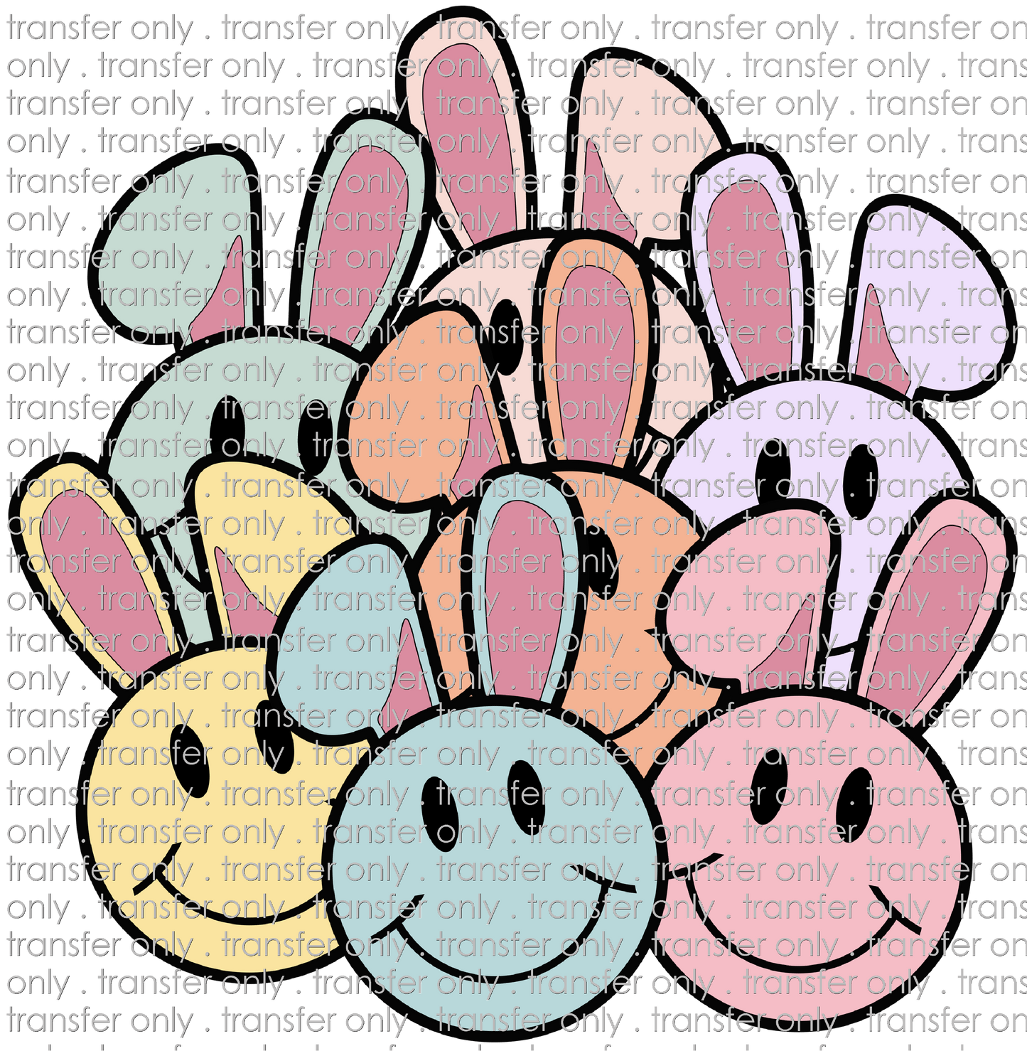 EST 167 Smiley Face Bunnies