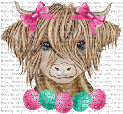 EST 169 Highland Cow Easter