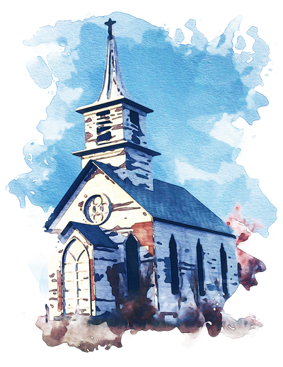 FAITH 7 Watercolor Church
