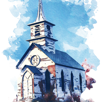 FAITH 7 Watercolor Church