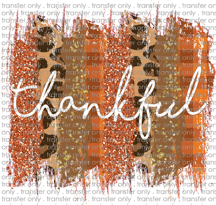 FALL 122 Thankful Orange Glitter Leopard