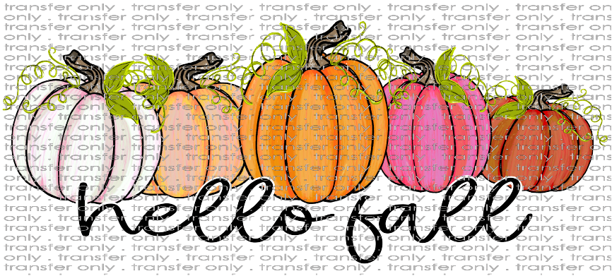 FALL 285 Hello Fall Pumpkins