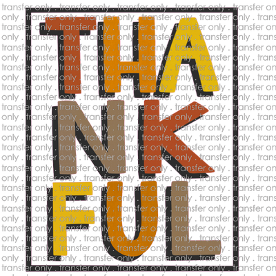 FALL 345 Thankful Letters Boarded