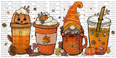 FALL 373 Coffee Cup Autumn Gnome