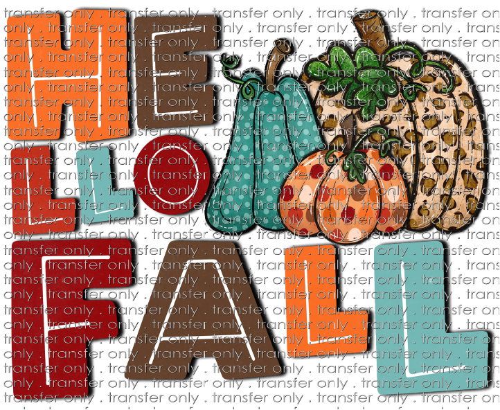 FALL 438 Hello Fall Pumpkins