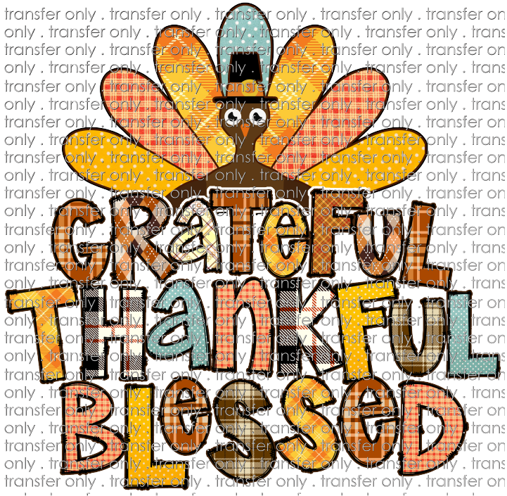 FALL 417 Turkey Grateful Thankful