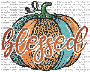 FALL 424 Blessed Pumpkin Teal