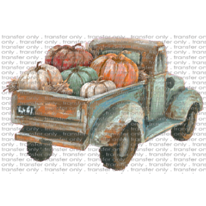 FALL 69 Vintage Truck with Pumpkins