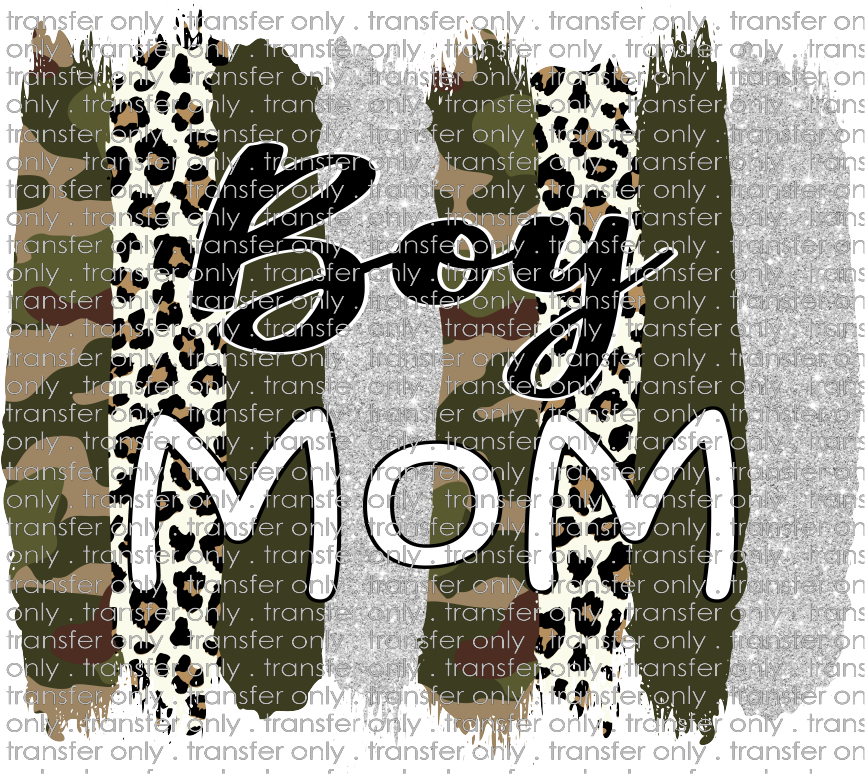 Boy mom camouflage mug