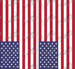 P-USA-40 American Flag Double