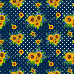 P-FLO-187 Floral Sunflower 09