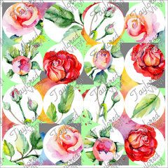P-FLO-221 Floral Watercolor Rose 04