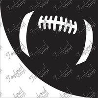 Football Acrylic Bleach Sleeve Stencil