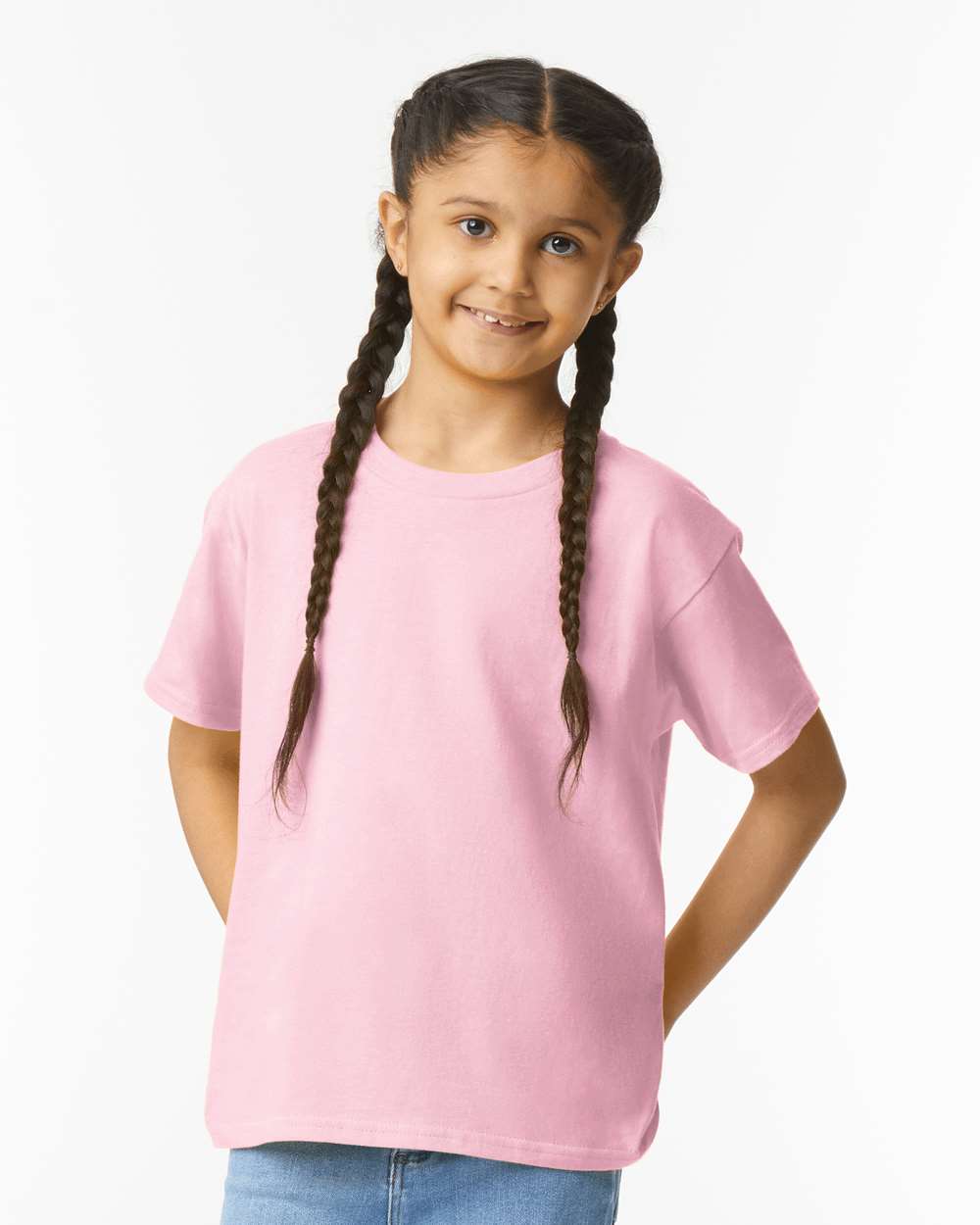 Gildan light on sale pink t shirt