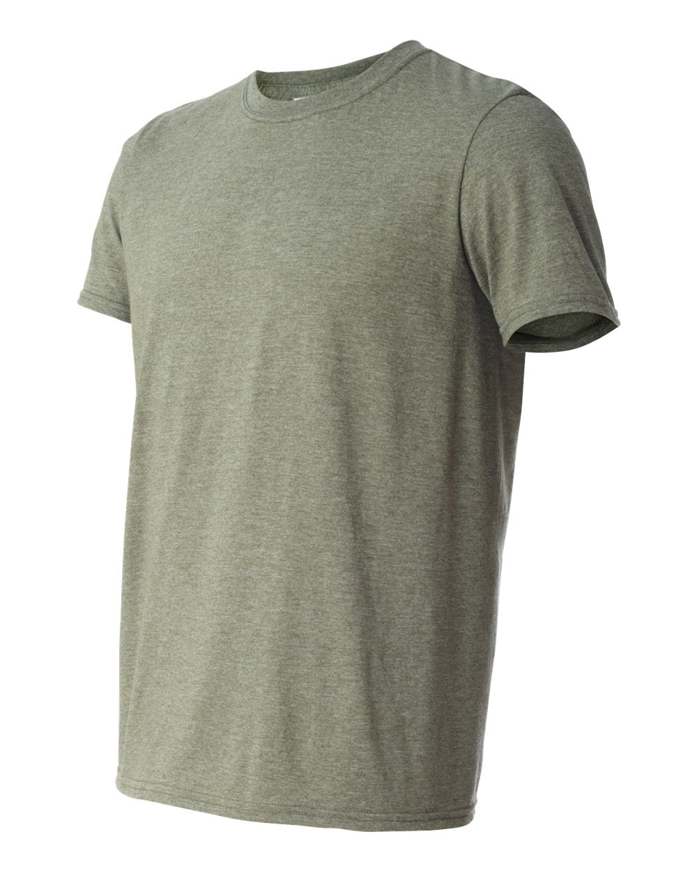 Heather Military Green Gildan SoftStyle 64000 Taylored Vinyl