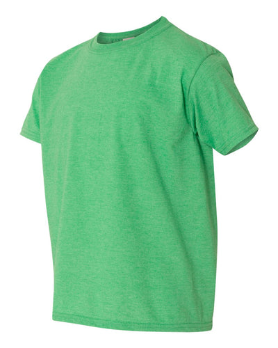 Heather Irish Green GILDAN Youth 64000B