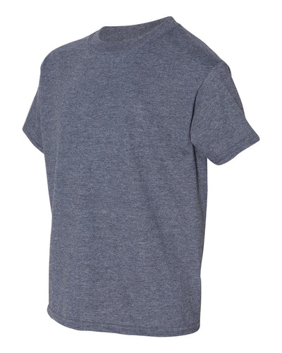 Heather Navy GILDAN Youth 64000B
