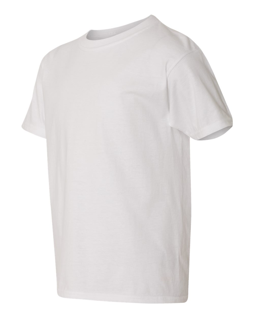 White GILDAN Youth 64000B