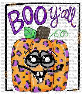 HALLO 110 Boo Y'all Square Pumpkin