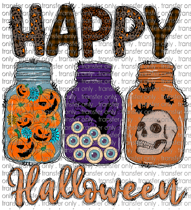 HALLO 136 Happy Halloween Jars